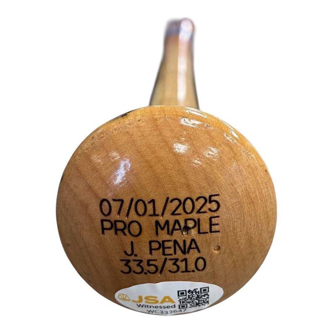 JEREMY PENA SIGNED 2025 ASTROS LOUISVILLE SLUGGER ALL STAR PLAYER ISSUED BAT - Image 15