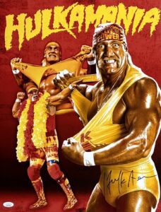 HULK HOGAN " HULKSTER" AUTOGRAPHED 16x20 PHOTO JSA AUTHENTICATED #4B