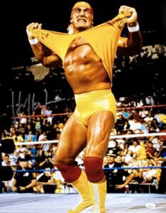 HULK HOGAN " HULKSTER" AUTOGRAPHED 16x20 PHOTO JSA AUTHENTICATED #7B