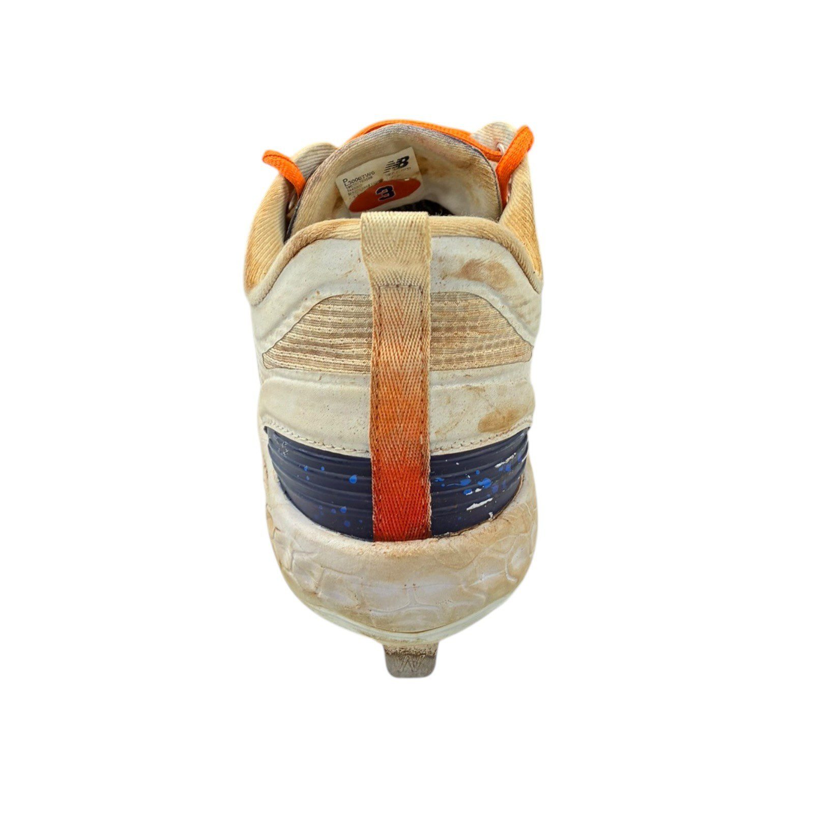 JEREMY PENA SIGNED GAME USED HOUSTON ASTROS WORN BASEBALL CLEATS BLUE/WHITE - Image 16