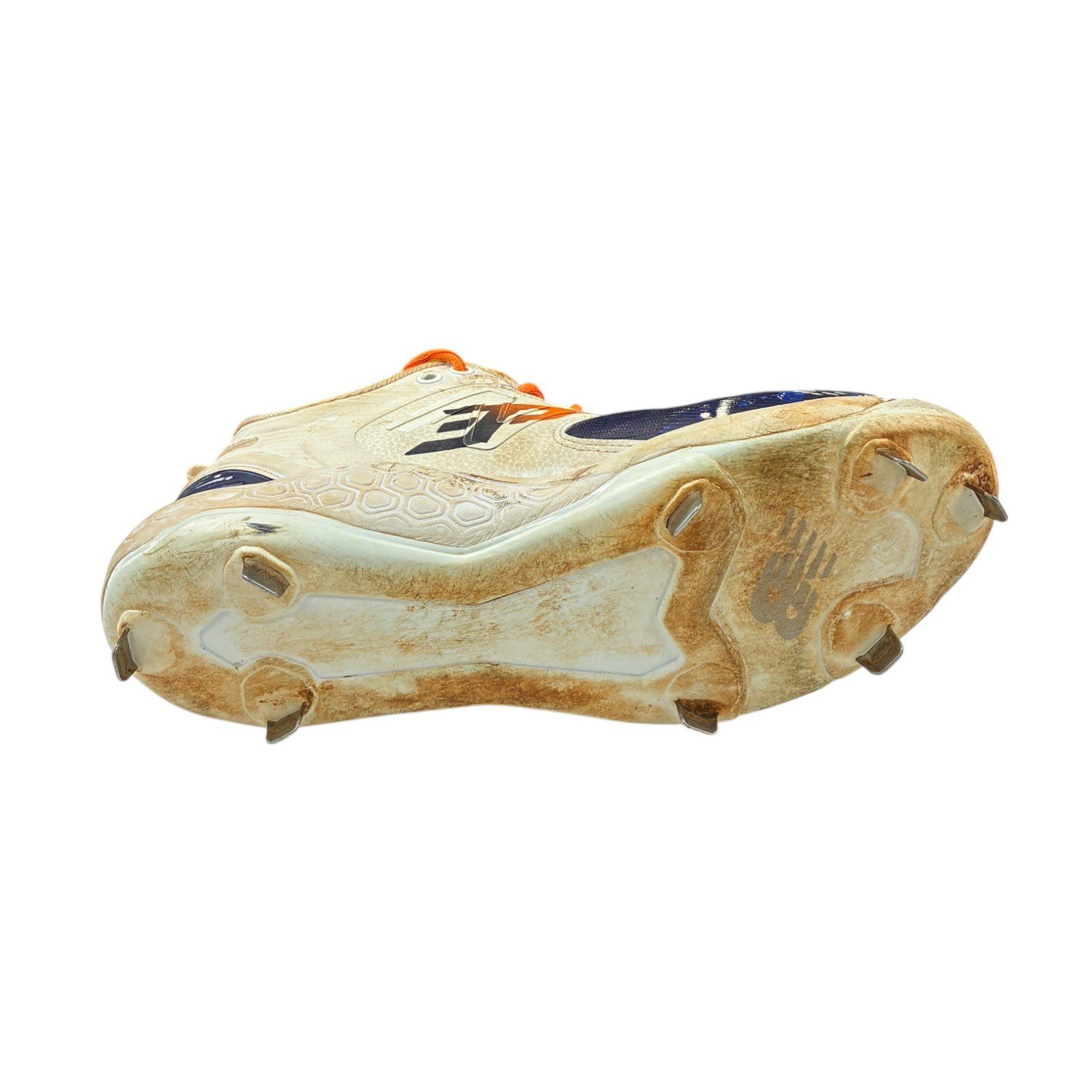 JEREMY PENA SIGNED GAME USED HOUSTON ASTROS WORN BASEBALL CLEATS BLUE/WHITE - Image 19