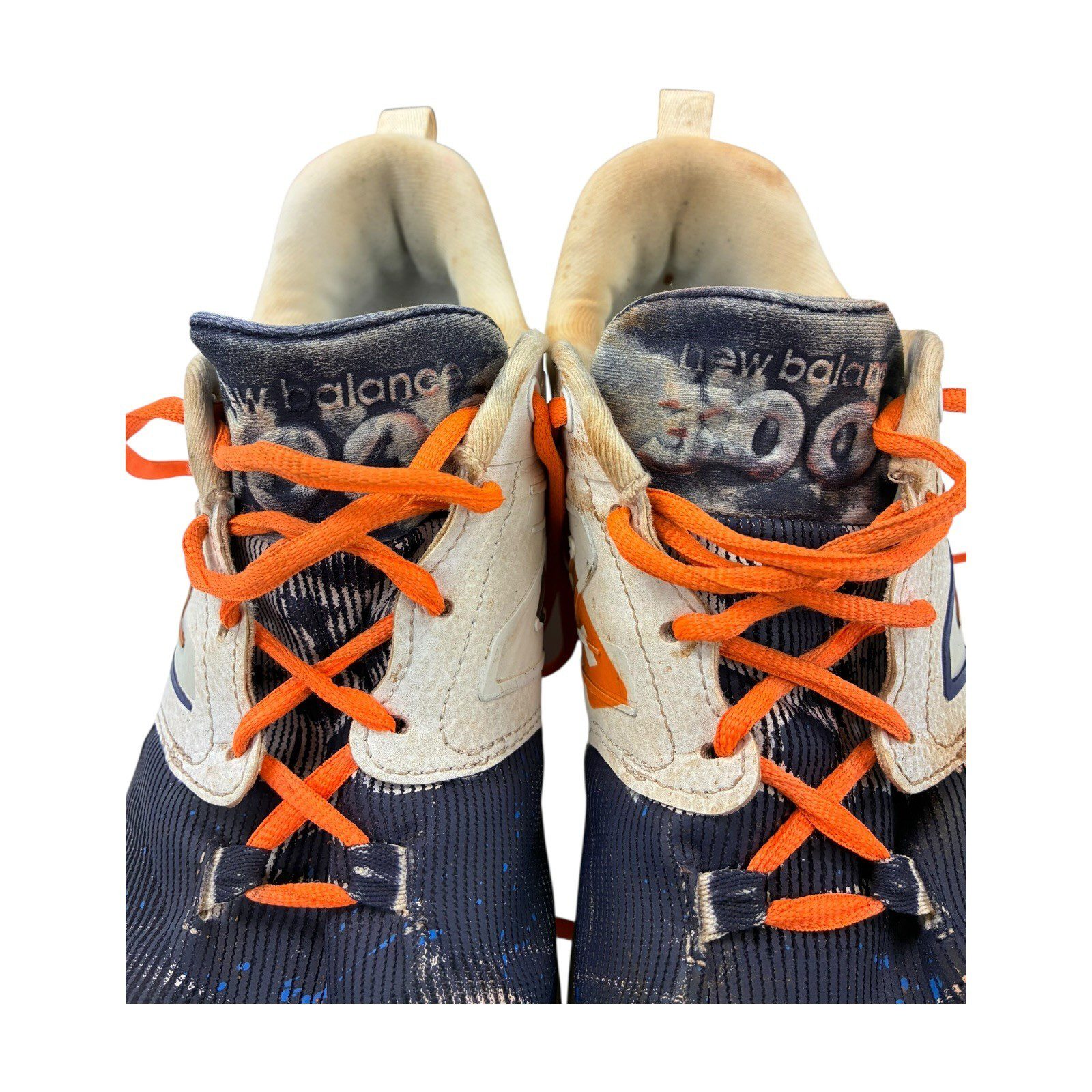 JEREMY PENA SIGNED GAME USED HOUSTON ASTROS WORN BASEBALL CLEATS BLUE/WHITE - Image 21