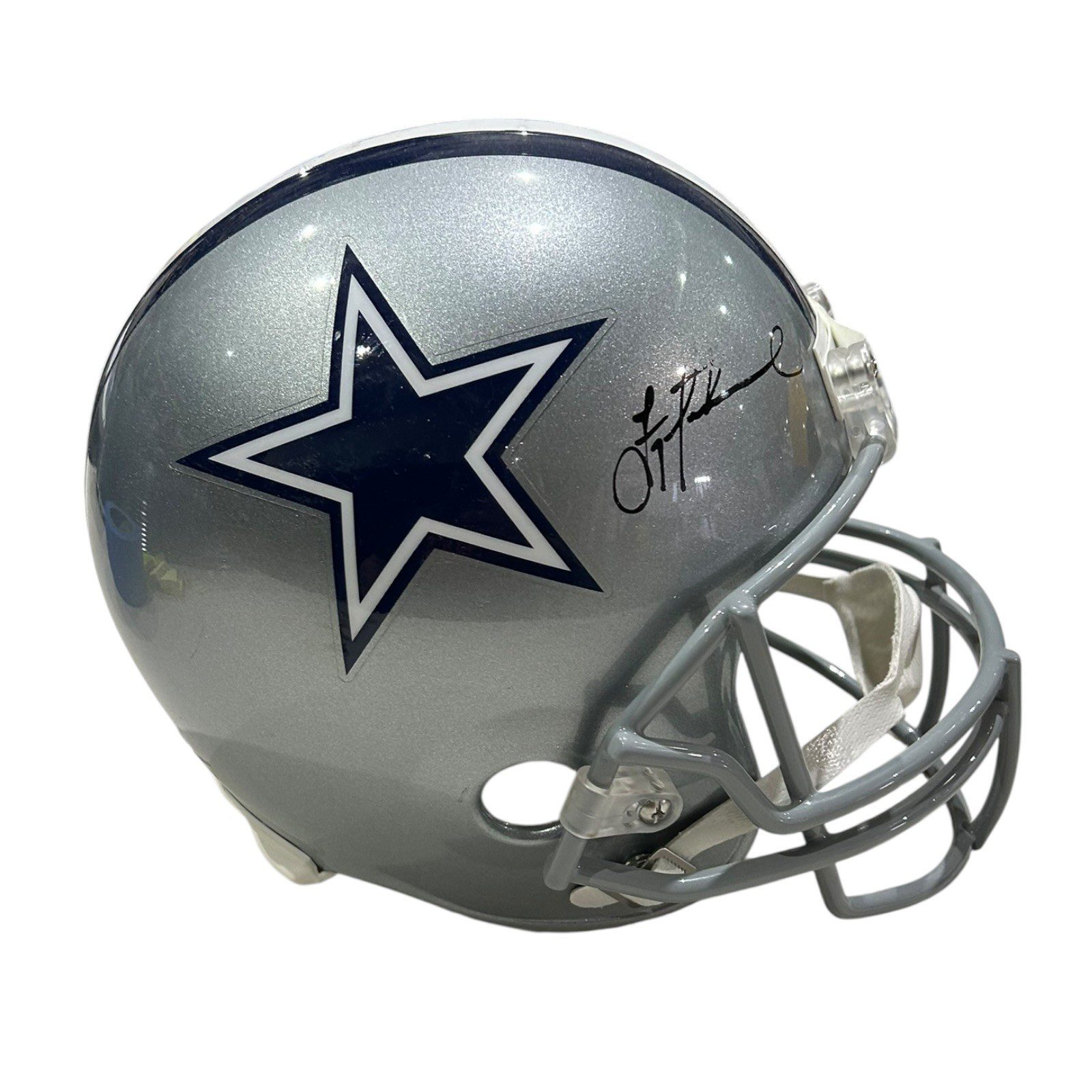TROY AIKMAN DALLAS COWBOYS FULL SIZE REPLICA HELMET BECKETT