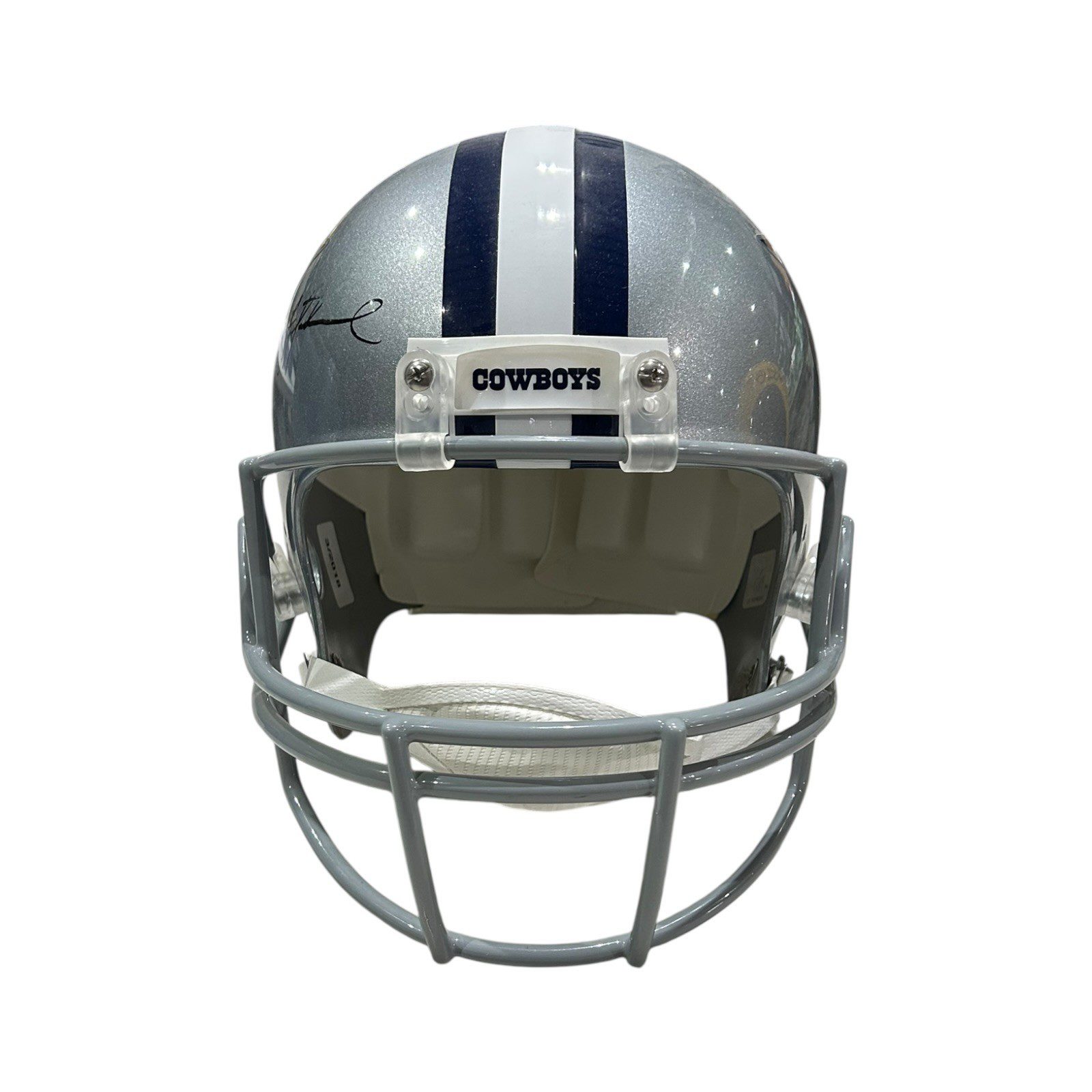 TROY AIKMAN DALLAS COWBOYS FULL SIZE REPLICA HELMET BECKETT - Image 3