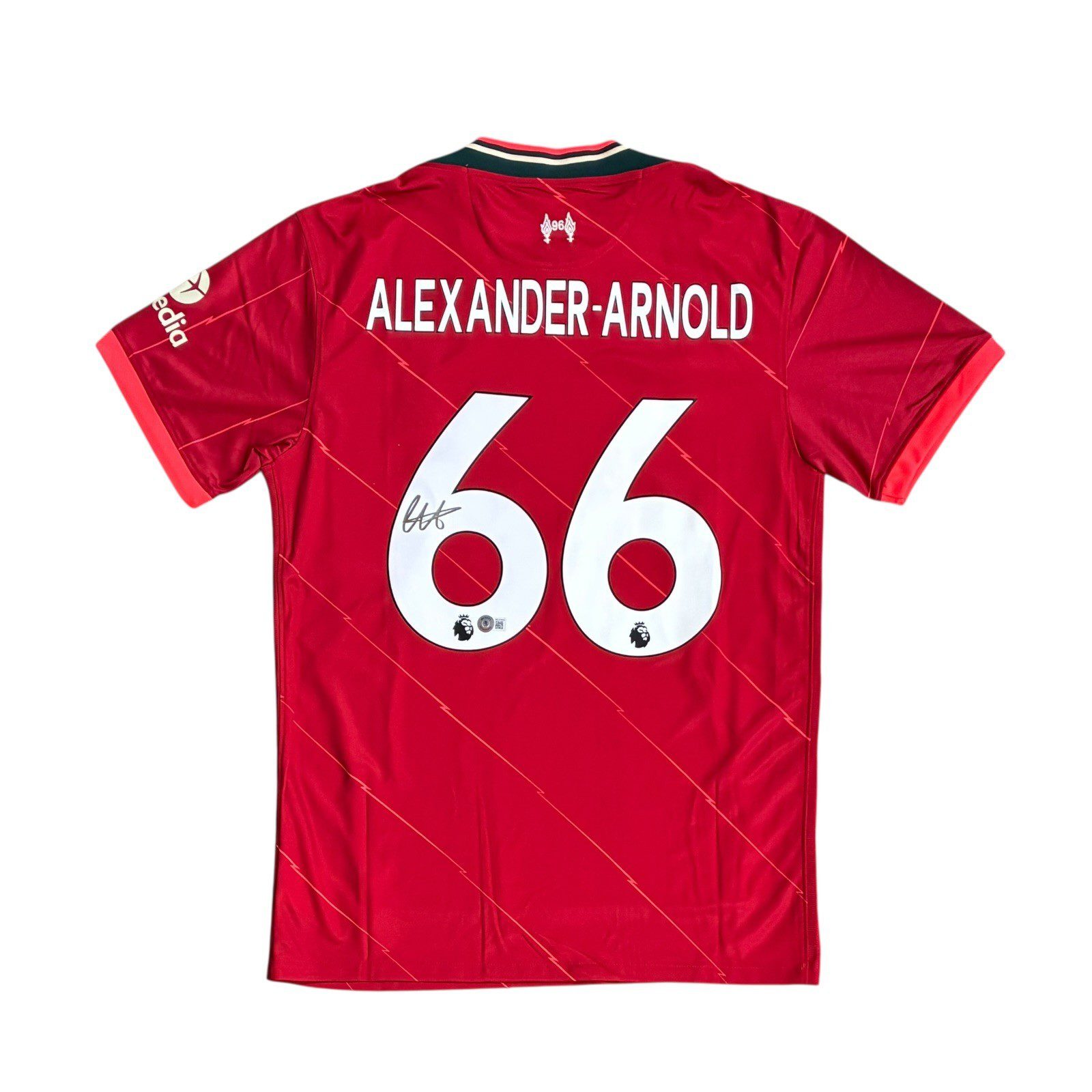 TRENT ALEXANDER-ARNOLD AUTOGRAPHED LIVERPOOL FC JERSEY BECKETT