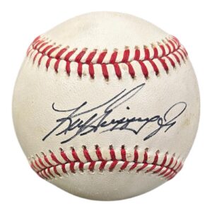 KEN GRIFFEY JR. AUTOGRAPHED OFFICIAL AMERICAN LEAGUE BASEBALL BECKETT BT20786