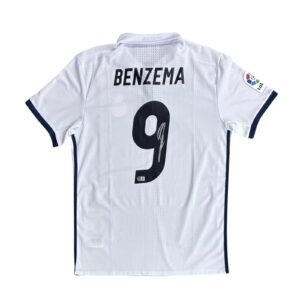 KARIM BENZEMA AUTOGRAPHED REAL MADRID JERSEY BECKETT AUTHENTICATION A