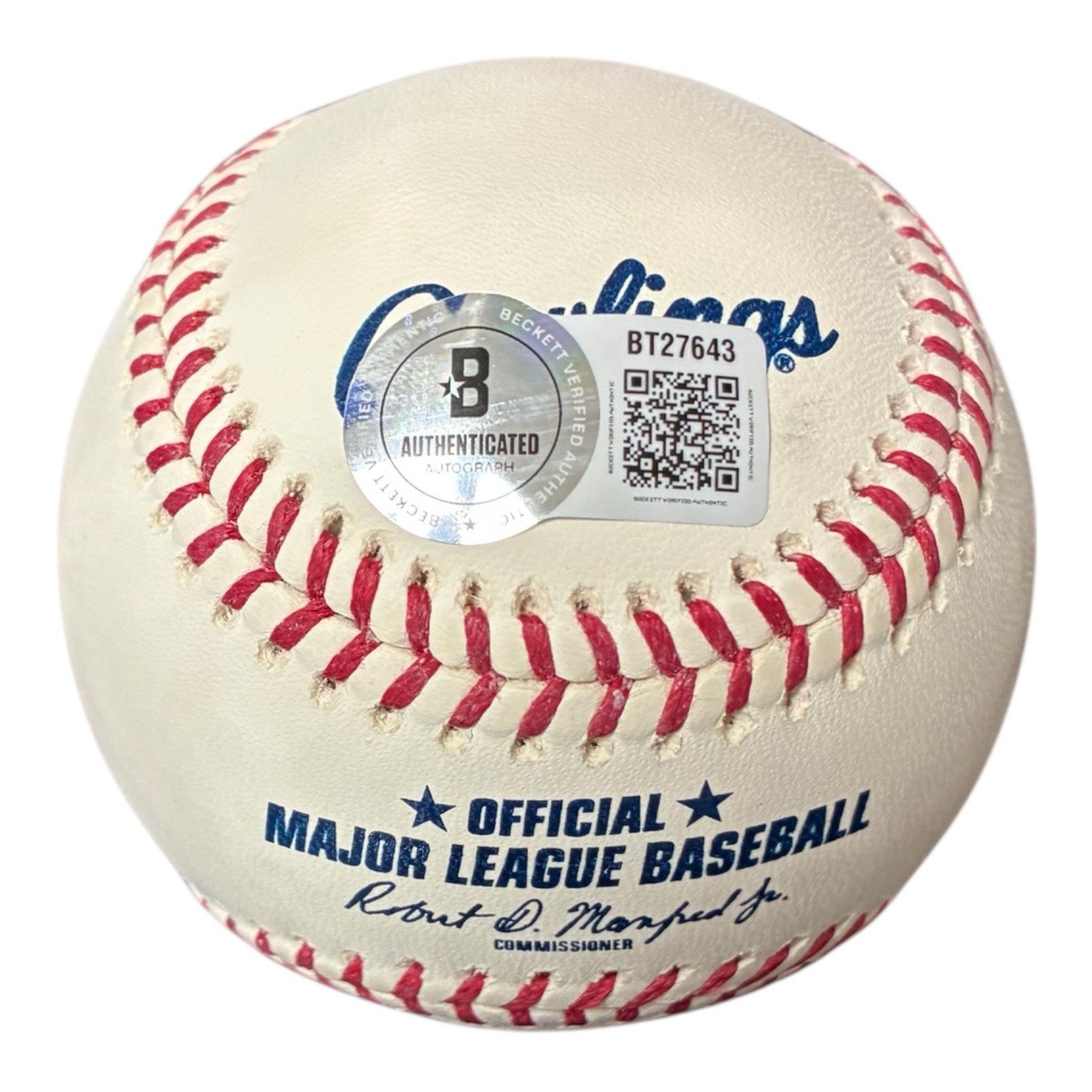 KYRIE IRVING SIGNED OFFICIAL MAJOR LEAGUE BASEBALL BAS BT27643 CAVALIERS - Image 5