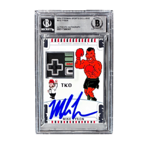 MIKE TYSON 2024 Fiterman Sports Exclusive Punch Out Signed Card BAS 17388387 B