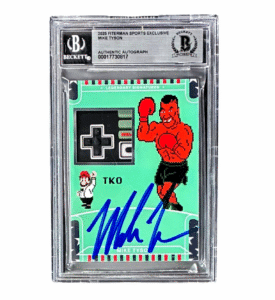 MIKE TYSON 2025 Fiterman Sports Exclusive Punch Out Signed Card BAS 17730817 B