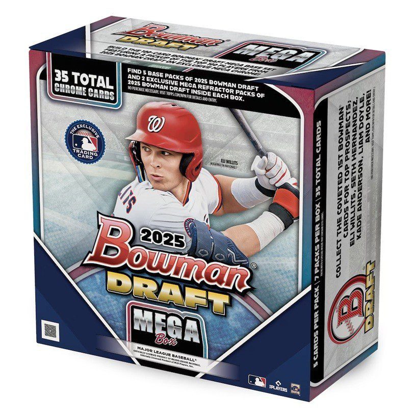 2025 Bowman Draft Baseball Factory Sealed Mega Box