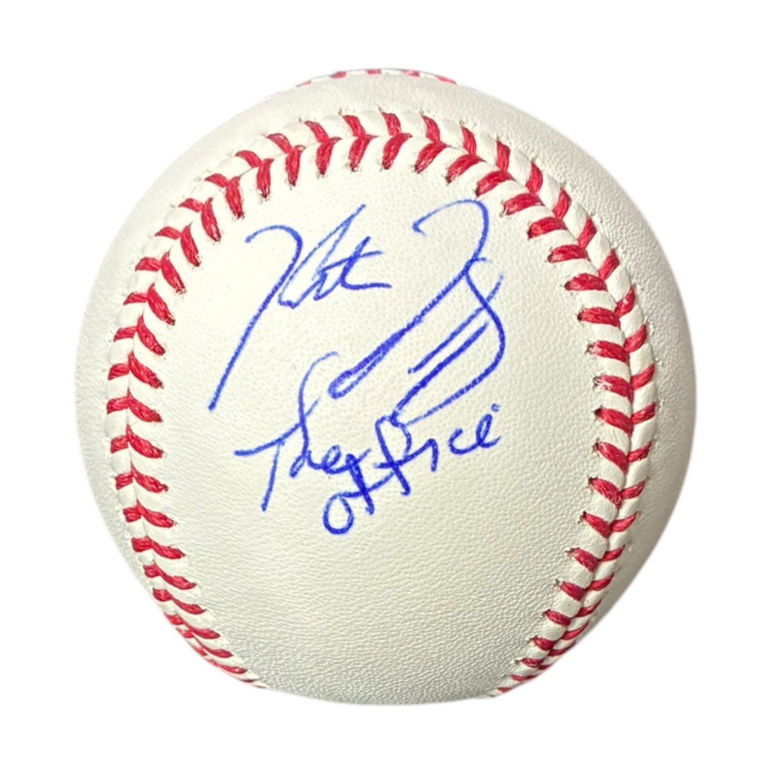 KATE FLANNERY SIGNED OFFICIAL MLB BASEBALL BAS BT27739 MEREDITH THE OFFICE