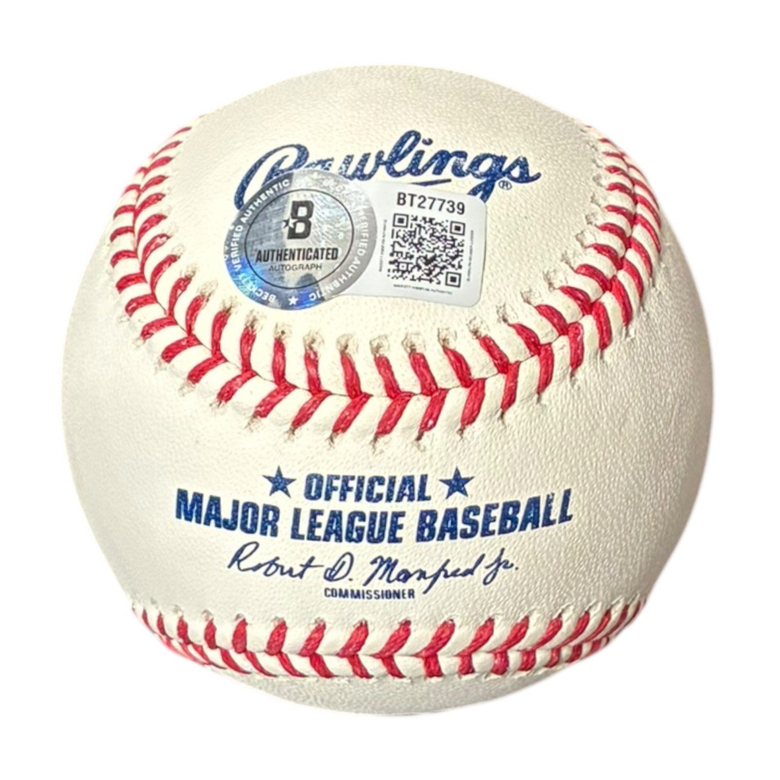 KATE FLANNERY SIGNED OFFICIAL MLB BASEBALL BAS BT27739 MEREDITH THE OFFICE - Image 4