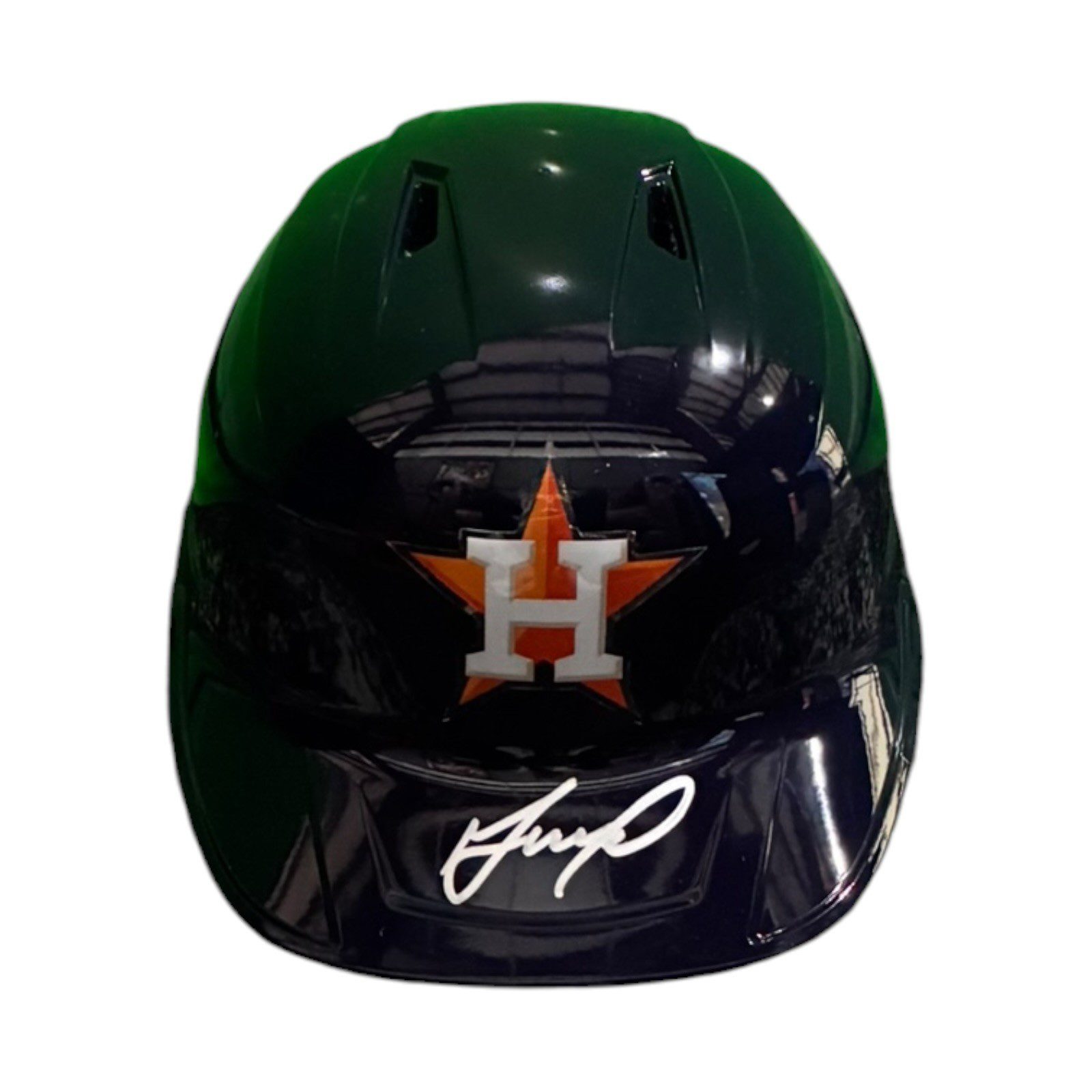 JOSE ALTUVE AUTOGRAPHED HOUSTON ASTROS FULL SIZE REPLICA BLUE HELMET JSA