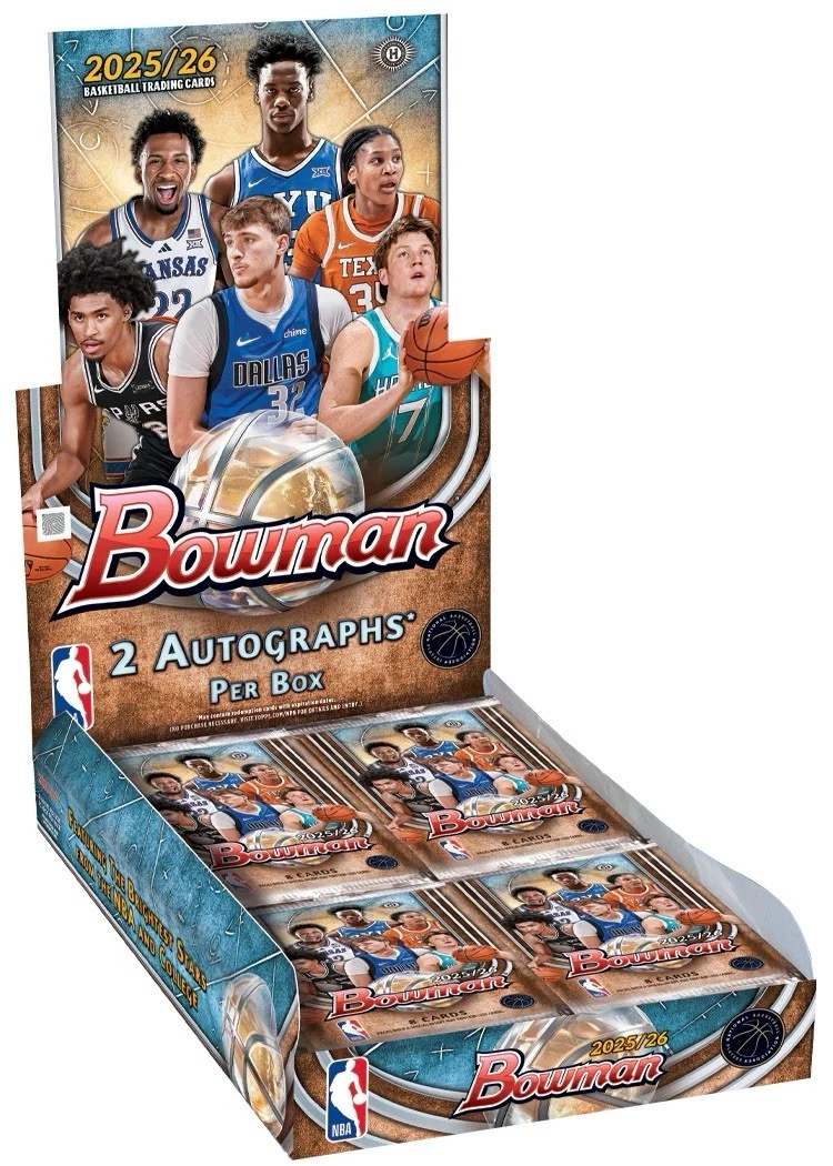 2025-2026 Topps Bowman Basketball Hobby Box