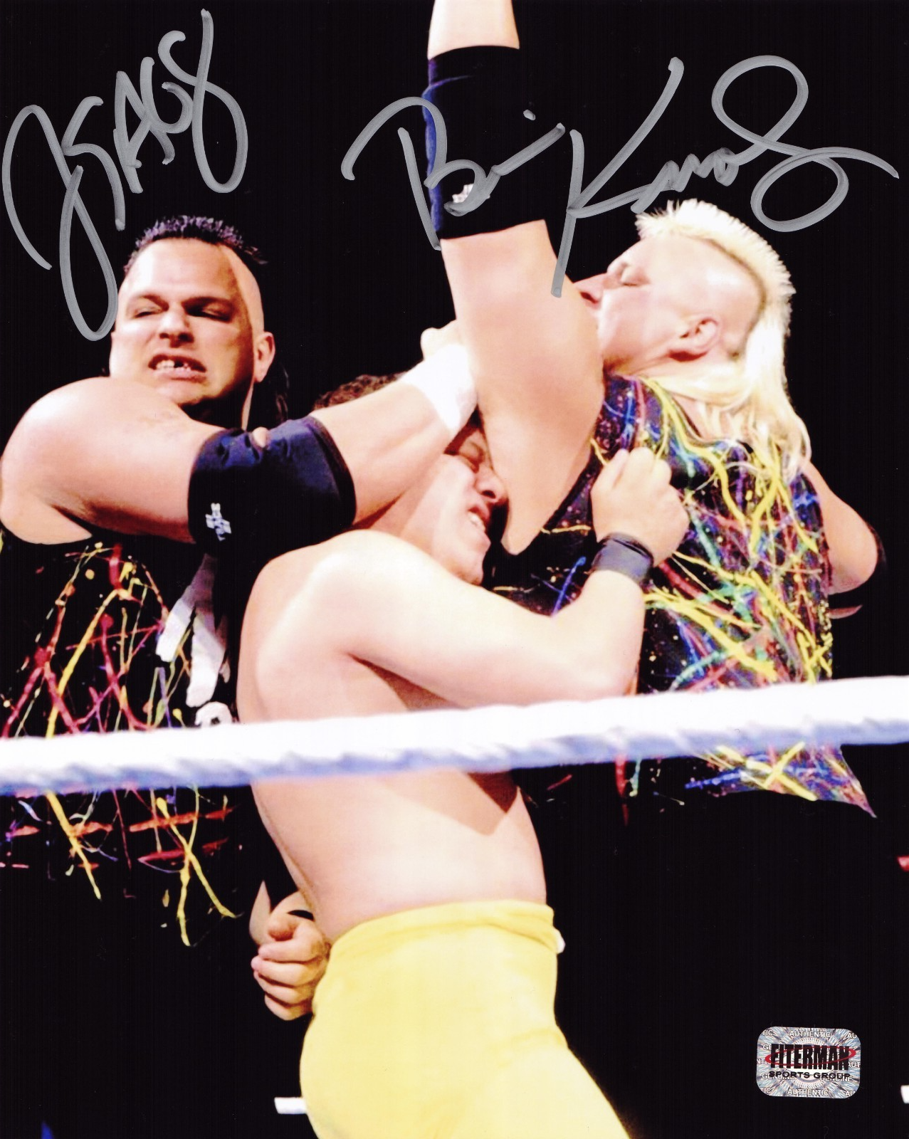 THE NASTY BOYS BRIAN KNOBBS & JERRY SAGGS SIGNED 8x10 PHOTO FITERMAN SPORTS #3