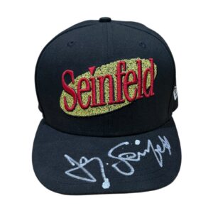 JERRY SEINFELD SIGNED SEINFELD NEW ERA HAT JSA AUTHENTICATED