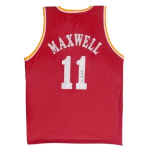 VERNON MAXWELL AUTOGRAPHED RED JERSEY JSA AUTHENTICATED