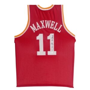 VERNON MAXWELL AUTOGRAPHED RED JERSEY JSA AUTHENTICATED 2X CHAMP