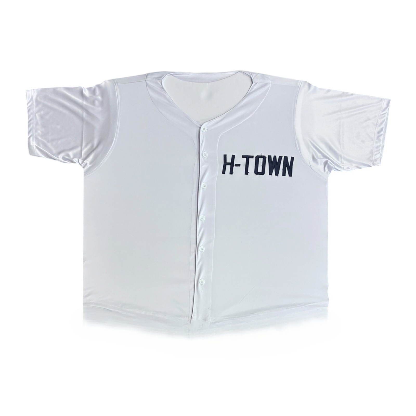 LARRY DIERKER AUTOGRAPHED CUSTOM WHITE JERSEY FITERMAN AUTHENTICATION - Image 3