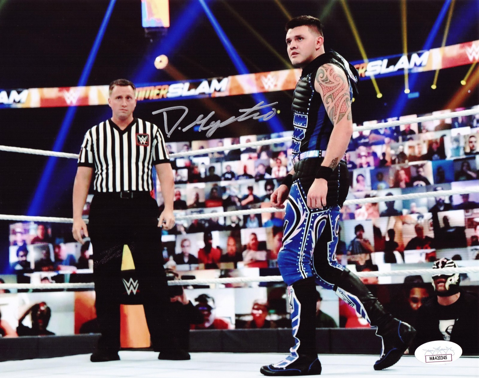DOMINIK MYSTERIO AUTOGRAPHED 8x10 PHOTO JSA #2