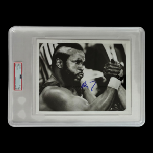 MR. T SIGNED ORIGINAL 1984 TYPE 1 PHOTOGRAPH PSA THE TOUGHEST MAN IN THE WORLD