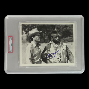 MR. T SIGNED ORIGINAL 1984 TYPE 1 PHOTOGRAPH PSA THE A TEAM HOWLING MAD MURDOCK