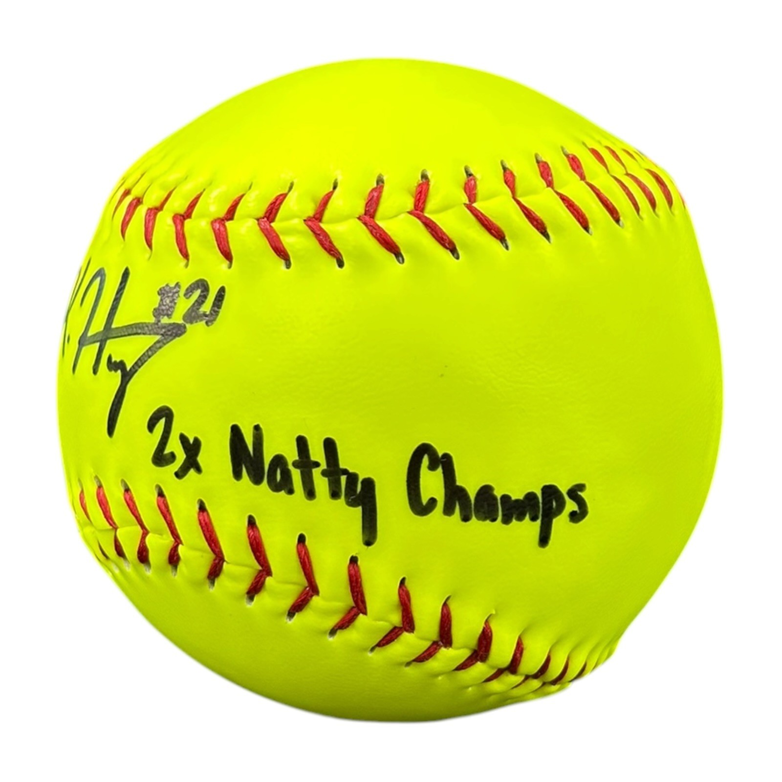 KAYDEN HENRY SIGNED SOFTBALL JSA TEXAS LONGHORNS 2x Natty Champs - Image 2