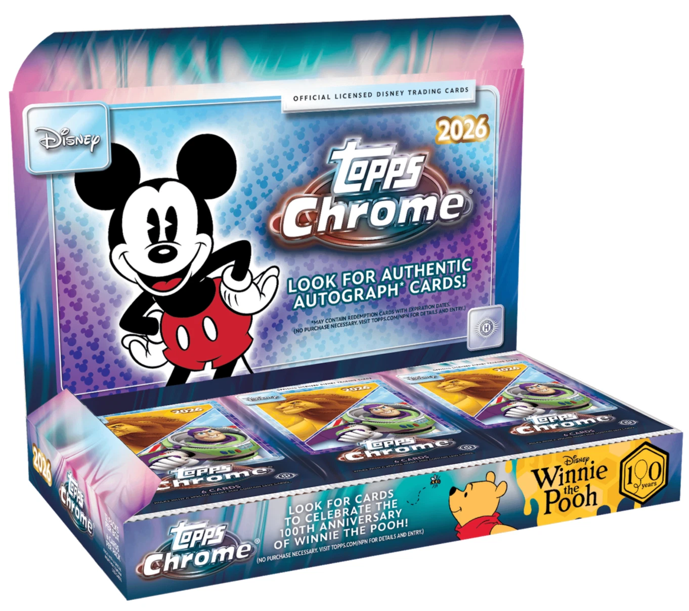 2026 Topps Chrome® Disney - Hobby Box