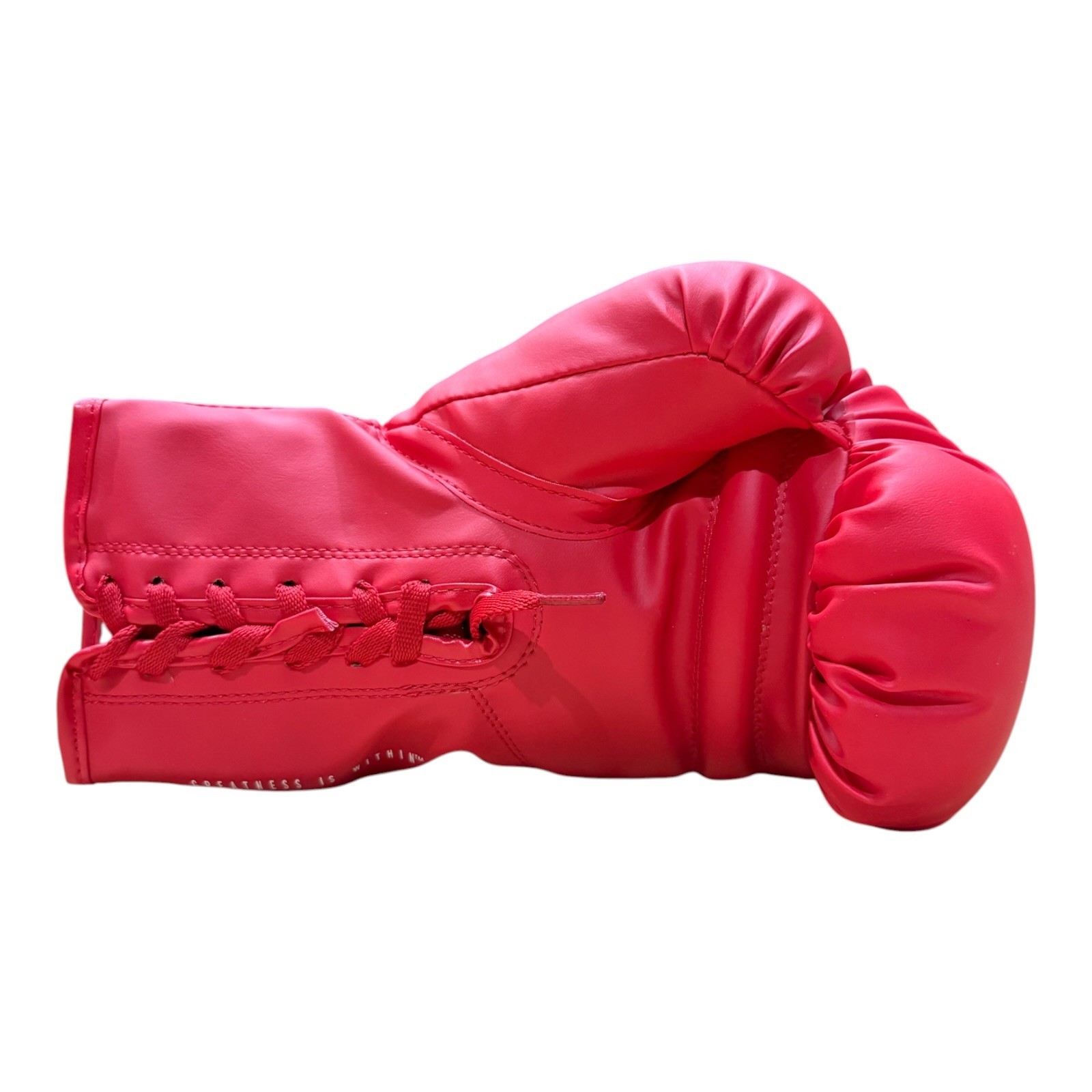 FLOYD MAYWEATHER JR. AUTOGRAPHED RED LEFT BOXING GLOVE JSA - Image 3
