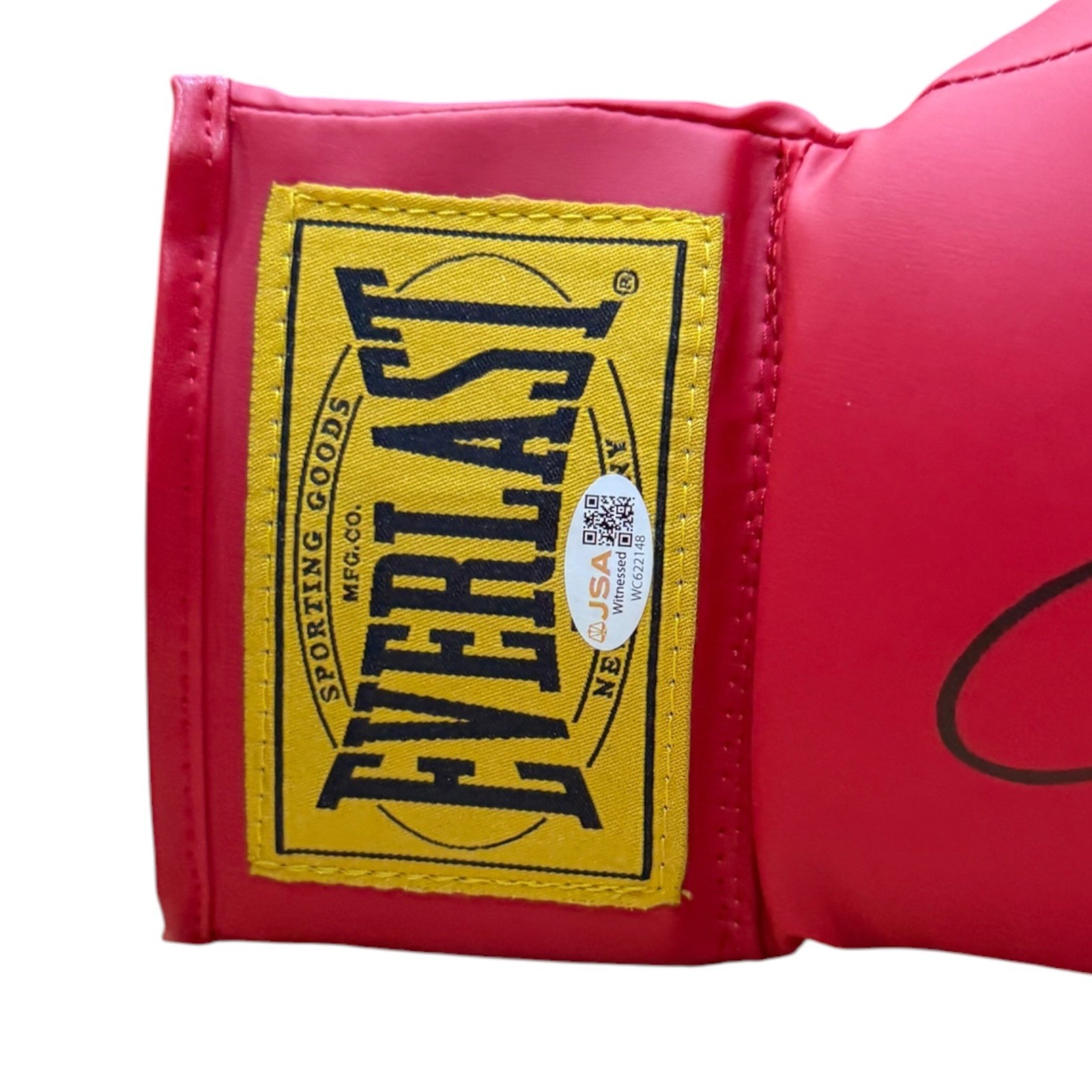 FLOYD MAYWEATHER JR. AUTOGRAPHED RED RIGHT BOXING GLOVE JSA - Image 2
