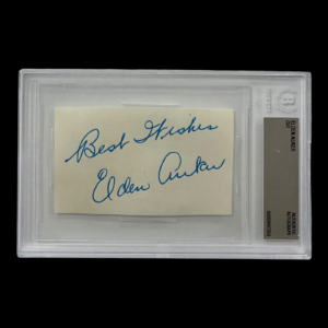 ELDEN AUKER AUTOGRAPHED CUT BECKETT AUTHENTIC 20197259 MLB TIGERS RED SOX