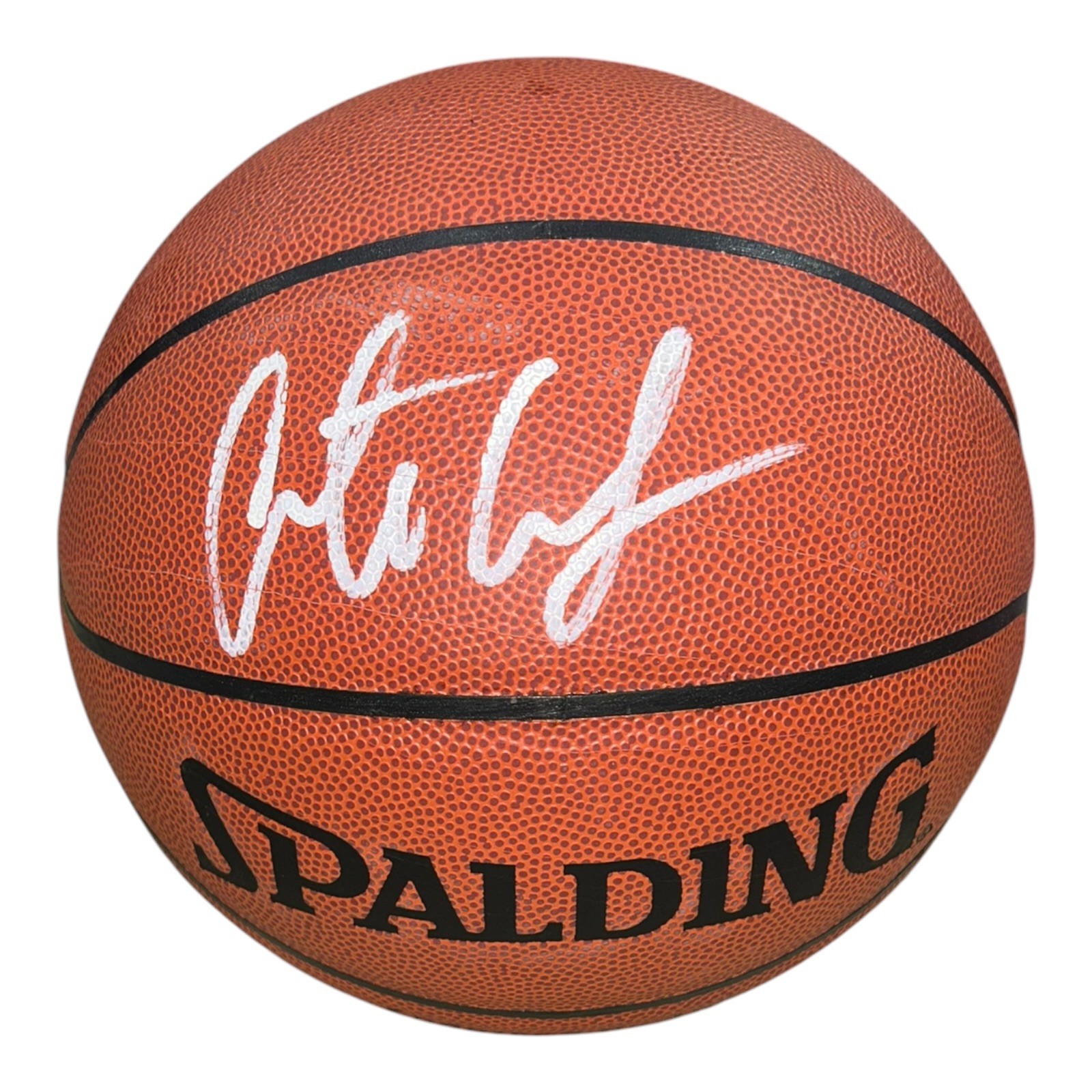 ANTOINE WALKER AUTOGRAPHED SPALDING BASKETBALL BECKETT BT20834 MIAMI HEAT