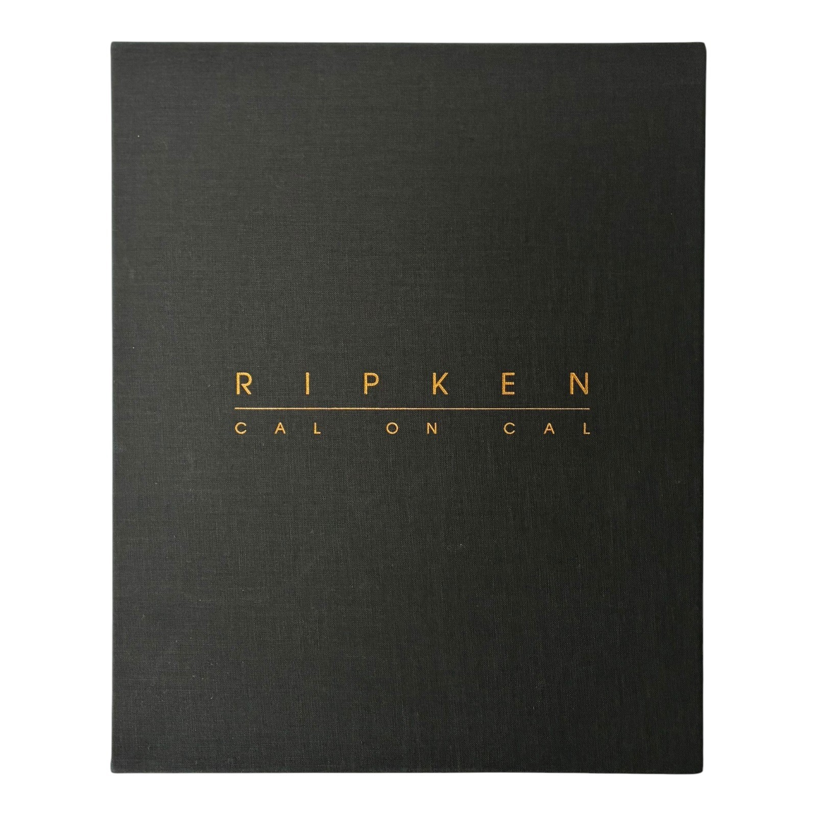 CAL RIPKEN JR SIGNED 2131 LEATHER BOUND BOOK "RIPKEN CAL ON CAL" WITH COA #1239