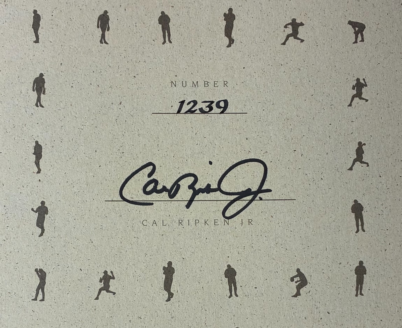 CAL RIPKEN JR SIGNED 2131 LEATHER BOUND BOOK "RIPKEN CAL ON CAL" WITH COA #1239 - Image 4