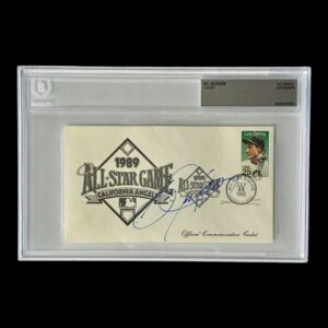 BO JACKSON SIGNED 1989 ALL STAR GAME COMMEMORATIVE CACHET BECKETT 20197616